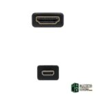 Nanocable Cable Micro HDMI 1.4 A/M-D/M 0.8 M-Accesorios Imagen y Sonido-2 Gamingdaganzo.com