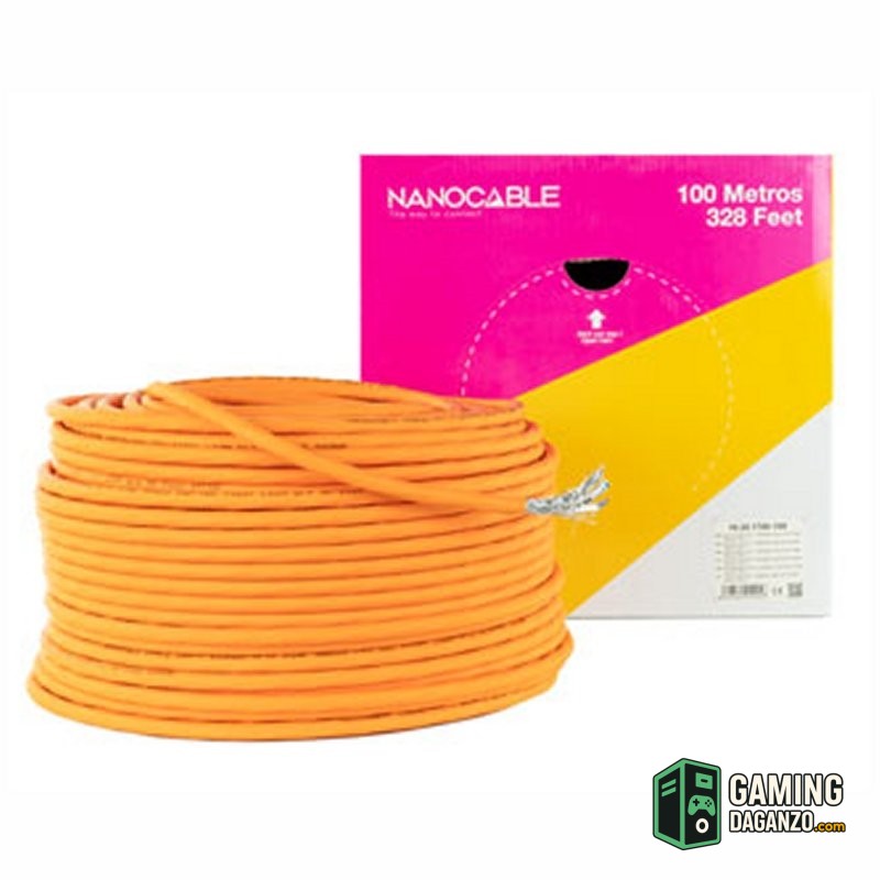 Nanocable Cable Red CAT7 CPR LSZH AWG23 100M Nanocable Cable Red CAT7 CPR LSZH AWG23 100M-Accesorios Redes Gamingdaganzo.com