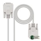 Nanocable Cable Serie RS232, DB9 M-H, Beige, 1.8m-Accesorios PC y TPV Gamingdaganzo.com