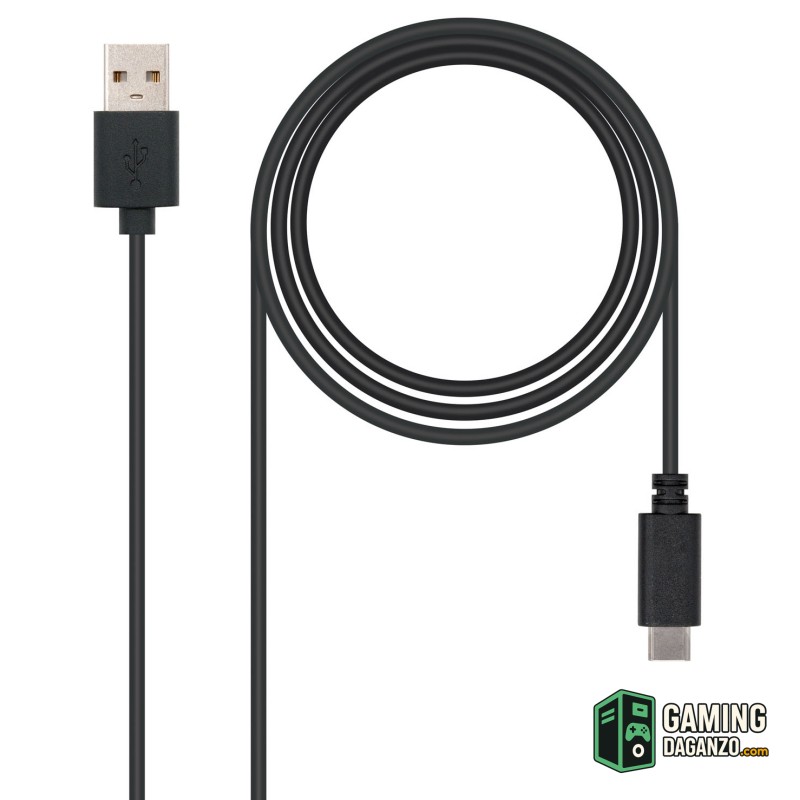 Nanocable Cable USB 2.0 3A Tipo USB-C/M-A/M 2 M-Accesorios PC y TPV-1 Gamingdaganzo.com