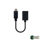 Nanocable Cable USB 2.0 3A, USB-C/M-A/F, 15cm-Accesorios PC y TPV-1 Gamingdaganzo.com