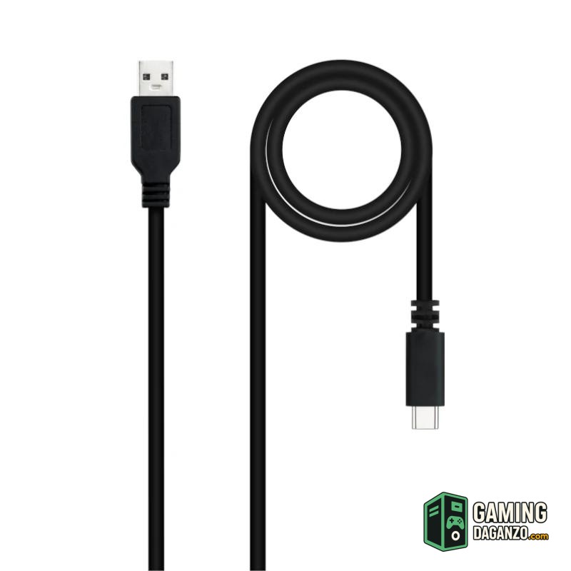 Nanocable Cable USB 2.0 3A USB-C-M/M 1.5M Negro-Accesorios PC y TPV-1 Gamingdaganzo.com