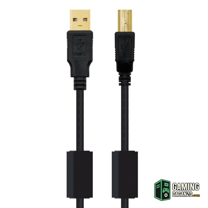 Nanocable Cable USB 2.0 Impresora Ferrita 2.0 M-Accesorios Impresora/Escaner-1 Gamingdaganzo.com