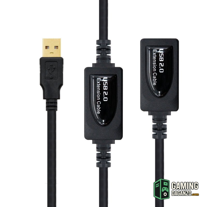 Nanocable Cable USB 2.0 Prolong. Amplificador 10M-Accesorios PC y TPV-1 Gamingdaganzo.com