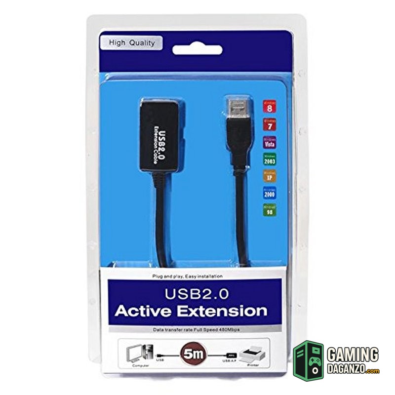 Nanocable Cable USB 2.0 Prolong.Amplificador M/H5M-Accesorios Impresora/Escaner-1 Gamingdaganzo.com