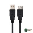 Nanocable Cable USB 2.0 Tipo-A M/H P Negro 1m-Accesorios Impresora/Escaner-1 Gamingdaganzo.com