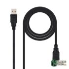 Nanocable Cable USB 2.0 Tipo-A M/H P Negro 1m-Accesorios Impresora/Escaner Gamingdaganzo.com