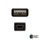 Nanocable Cable USB 2.0 Tipo A/M-Mini USB 5PIN/M1M-Accesorios PC y TPV-2 Gamingdaganzo.com