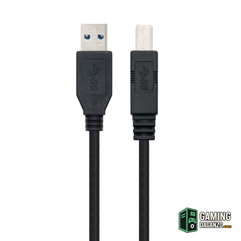 Nanocable Cable USB 3.0, impresora A/M-B/M, 2m-Accesorios Impresora/Escaner-1 Gamingdaganzo.com