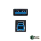Nanocable Cable USB 3.0, impresora A/M-B/M, 2m-Accesorios Impresora/Escaner-2 Gamingdaganzo.com