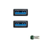 Nanocable Cable USB 3.0, tipo A/M-A/M, Negro, 1m-Accesorios Impresora/Escaner-2 Gamingdaganzo.com