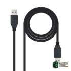 Nanocable Cable USB 3.0, tipo A/M-A/M, Negro, 1m-Accesorios Impresora/Escaner Gamingdaganzo.com