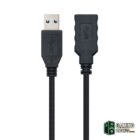 Nanocable Cable USB 3.0 Tipo A M/H 2m-Accesorios Impresora/Escaner-1 Gamingdaganzo.com