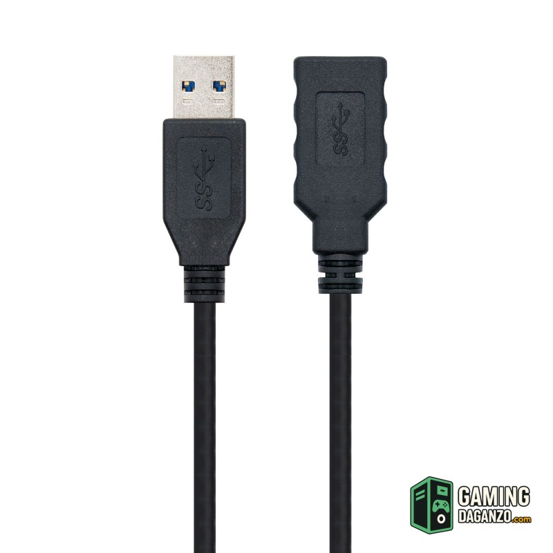 Nanocable Cable USB 3.0 Tipo A M/H 2m-Accesorios Impresora/Escaner-1 Gamingdaganzo.com