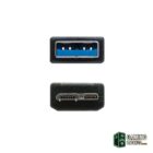 Nanocable Cable USB 3.0 Tipo A/macho-MicroUsb/B 2m-Accesorios Impresora/Escaner-1 Gamingdaganzo.com