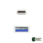 Nanocable Cable USB 3.1 Gen2 USB-C/A 0,5 M Blanco-Accesorios PC y TPV-2 Gamingdaganzo.com