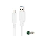 Nanocable Cable USB 3.1 Gen2 USB-C/A 1 M Blanco-Accesorios PC y TPV-1 Gamingdaganzo.com