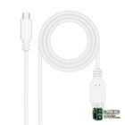 Nanocable Cable USB 3.1 Gen2 USB-C/A 2 M Blanco-Accesorios PC y TPV Gamingdaganzo.com