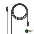 Nanocable Cable USB 3.1 Gen210Gbps USB-C A USB-C-Accesorios PC y TPV Gamingdaganzo.com