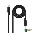 Nanocable Cable USB 3.1GEN2 5A USB-C/M-USB-C/M 2 M-Accesorios PC y TPV Gamingdaganzo.com