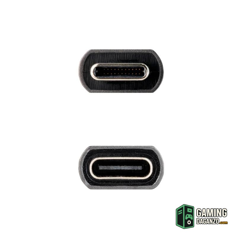 Nanocable Cable USB 3.2 Gen2 USB-C M/H 0,5 M Negro-Accesorios PC y TPV-1 Gamingdaganzo.com