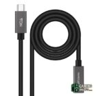 Nanocable Cable USB 3.2 Gen2 USB-C M/H 0,5 M Negro-Accesorios PC y TPV Gamingdaganzo.com