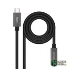 Nanocable Cable USB 3.2 Gen2 USB-C M/H 1 M Negro-Accesorios PC y TPV Gamingdaganzo.com