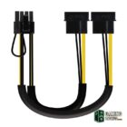 Nanocable Cable VGA 2x5.25"/M-PCI-E(6+2PIN)/M 20cm-Accesorios PC y TPV Gamingdaganzo.com