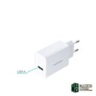 Nanocable Cargador 1 x USB 5V-2.1A Blanco
