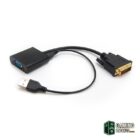 Nanocable Conversor DVI 24+1/M A VGA HDB15/H 10 cm-Accesorios Imagen y Sonido-2 Gamingdaganzo.com