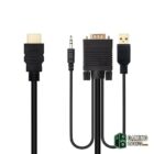 Nanocable Conversor HDMI a VGA-Jack-UBS, 1.8 m-Accesorios Imagen y Sonido-1 Gamingdaganzo.com