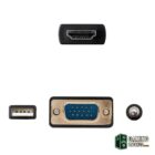 Nanocable Conversor HDMI a VGA-Jack-UBS, 1.8 m-Accesorios Imagen y Sonido-2 Gamingdaganzo.com