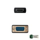Nanocable Conversor HDMI a VGA M-M, 1.8 m Negro-Accesorios Imagen y Sonido-2 Gamingdaganzo.com