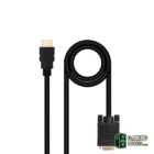 Nanocable Conversor HDMI a VGA M-M, 1.8 m Negro-Accesorios Imagen y Sonido Gamingdaganzo.com