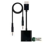 Nanocable Conversor HDMI/SVGA+AUDIO HDMI/M-SVGA/H-Accesorios Imagen y Sonido Gamingdaganzo.com