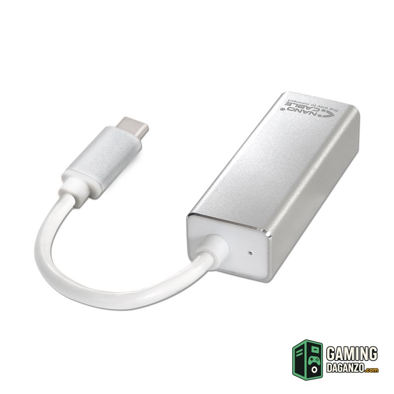 Nanocable Conversor USB 3.0 C Ethernet Gigabit-Accesorios Redes-1 Gamingdaganzo.com