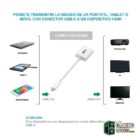 Nanocable Conversor USB-C A HDMI 4K, 15 cm-Accesorios Imagen y Sonido-3 Gamingdaganzo.com