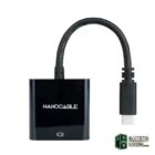 Nanocable Conversor USB-C/M a HDMI/H Negro 15cm-Accesorios Imagen y Sonido Gamingdaganzo.com