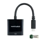 Nanocable Conversor USB-C/M a VGA/H Negro 10cm-Accesorios Imagen y Sonido Gamingdaganzo.com