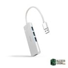 Nanocable Hub USB 3.0 4 x USB 3.0 10cm. Gris