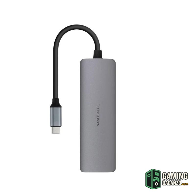 Nanocable Hub USB-C 3xUSB-A+HDMI+USB-C PD-Accesorios Imagen y Sonido-1 Gamingdaganzo.com
