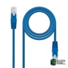 Nanocable Latiguillo Cat.6 UTP 30cm Azul-Accesorios Redes Gamingdaganzo.com