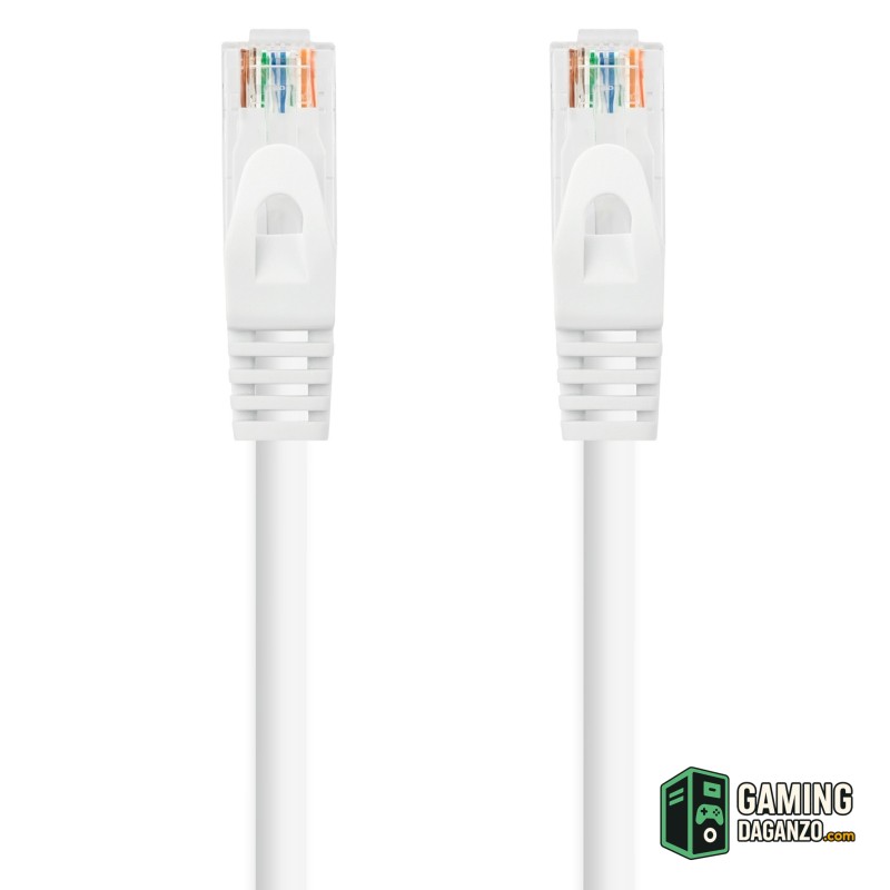Nanocable Latiguillo Cat. 6A LSZH/UTP 3 M Blanco-Accesorios Redes-1 Gamingdaganzo.com