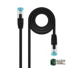Nanocable Latiguillo Cat. 7 LSZH/SFTP 2M Negro-Accesorios Redes Gamingdaganzo.com