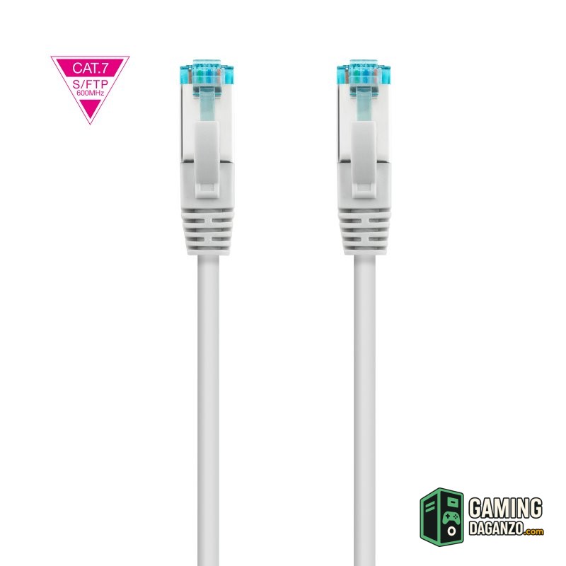 Nanocable Latiguillo Cat. 7 LSZH/SFTP 3 M Gris-Accesorios Redes-1 Gamingdaganzo.com