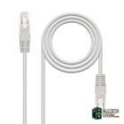 Nanocable Latiguillo Categoria 6 UTP 1,5 M Gris-Accesorios Redes Gamingdaganzo.com