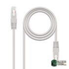 Nanocable Latiguillo Categoria 6 UTP 15 M Gris-Accesorios Redes Gamingdaganzo.com