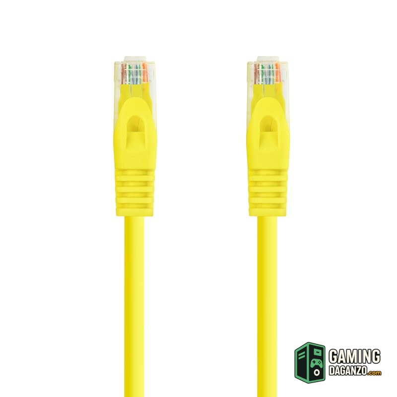 Nanocable Latiguillo LSZH Cat.6A SFTP 25cm Amarill-Accesorios Redes-1 Gamingdaganzo.com