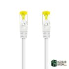 Nanocable Latiguillo LSZH Cat.6A SFTP 25cm Blanco-Accesorios Redes-1 Gamingdaganzo.com