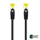 Nanocable Latiguillo LSZH Cat.6A SFTP 25cm Negro-Accesorios Redes-1 Gamingdaganzo.com